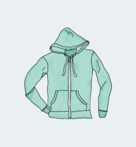 Hoodie with Zipper